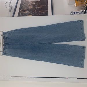 WeWoreWhat straight leg pull on denim pants in size XS